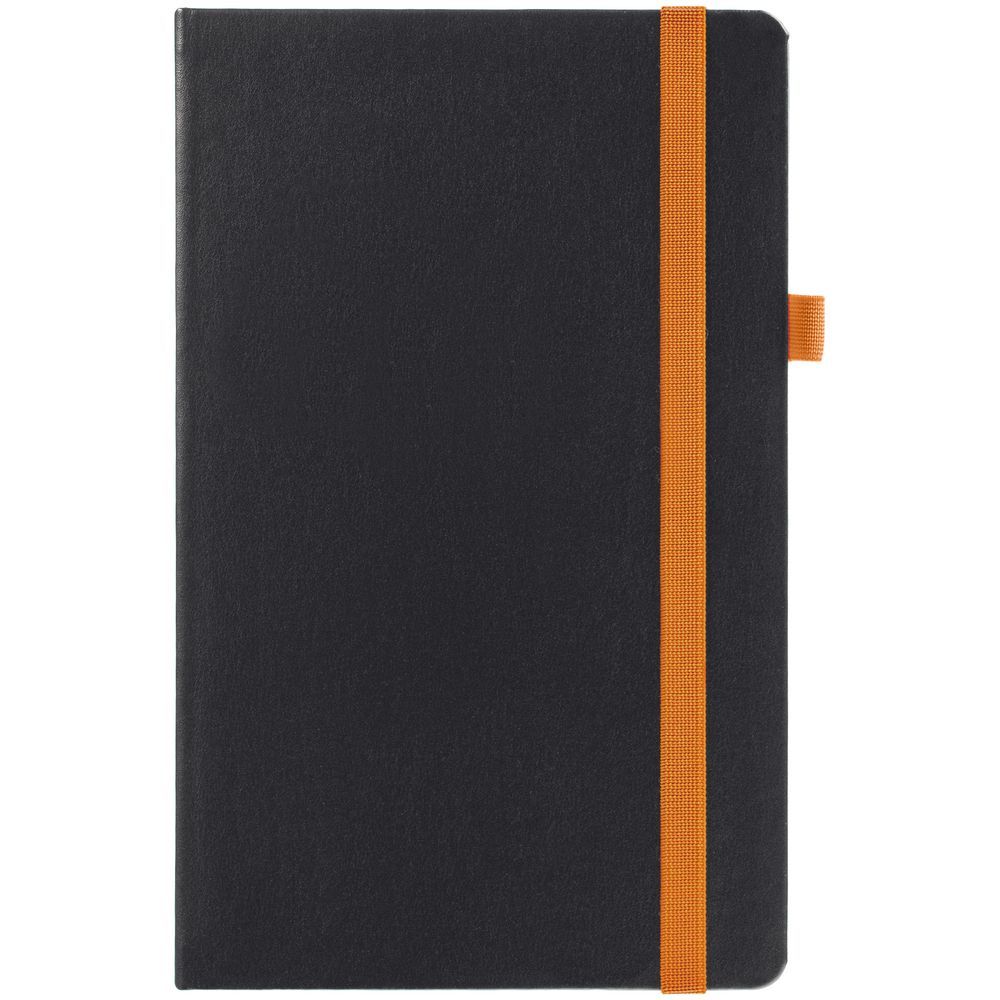 Ежедневник Ton, недатированный, оранжевый, черный