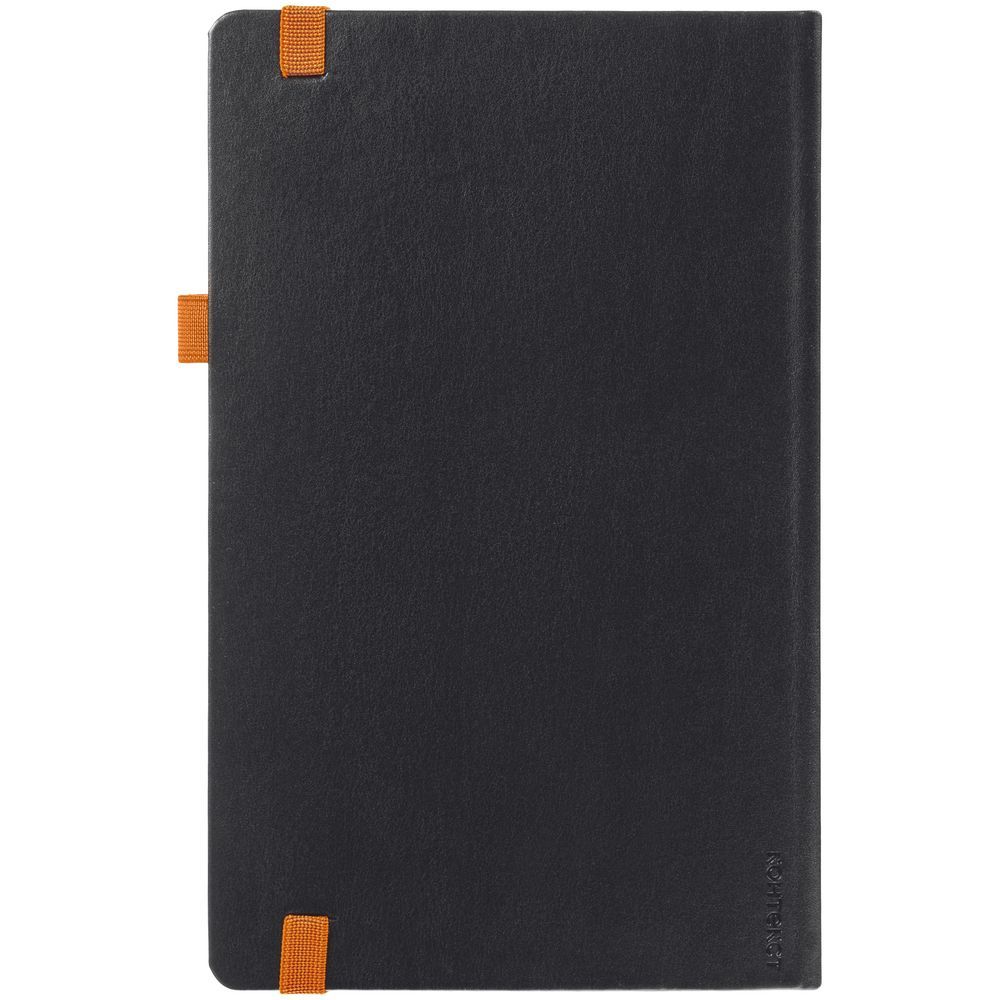 Ежедневник Ton, недатированный, оранжевый, черный