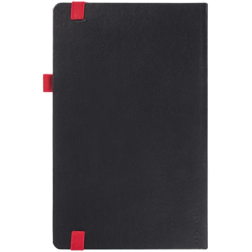 Ежедневник Ton, недатированный, черный, красный