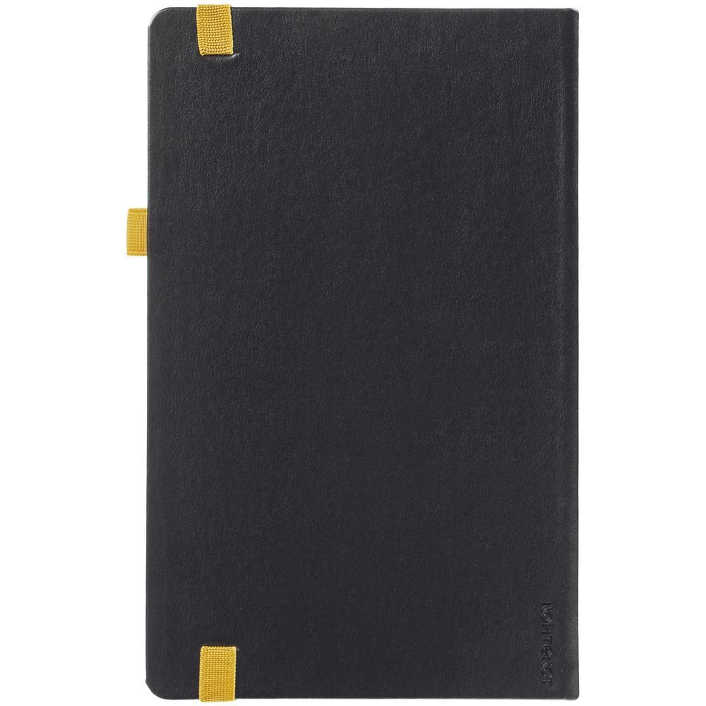 Ежедневник Ton, недатированный, черный, желтый