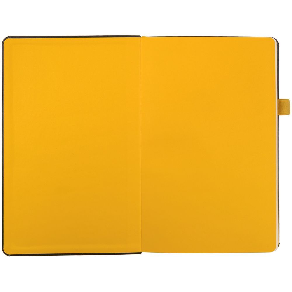 Ежедневник Ton, недатированный, черный, желтый