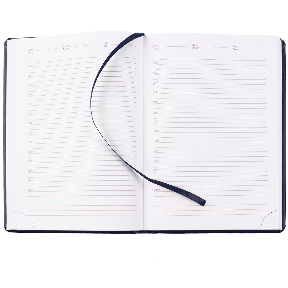 Ежедневник Prizma, недатированный, синий, темно-синий