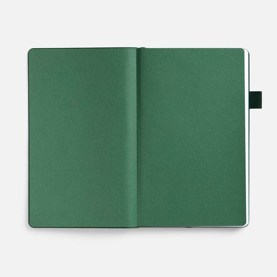 Ежедневник White Shall недатированный бело-зеленый