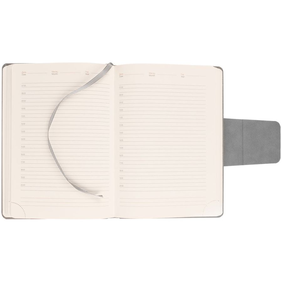 Ежедневник Capital недатированный серый