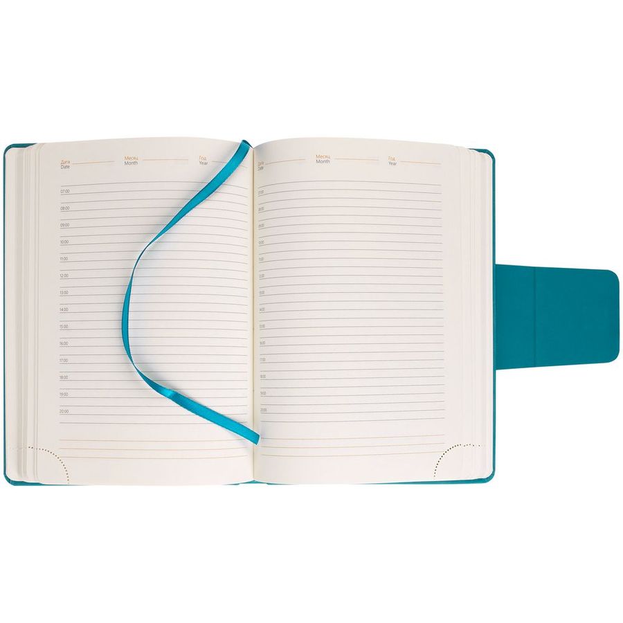 Ежедневник Capital недатированный бирюзовый