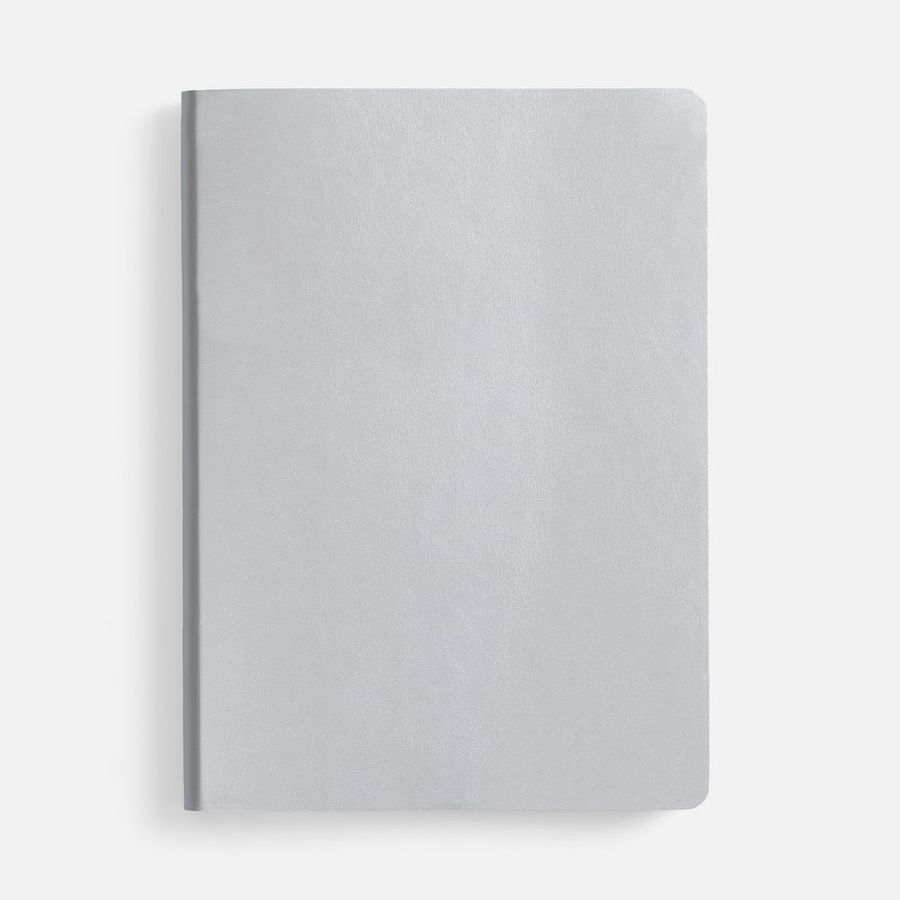 Ежедневник Nebraska Flex недатированный серебристый