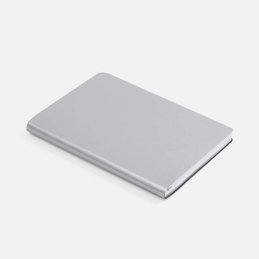 Ежедневник Nebraska Flex недатированный серебристый