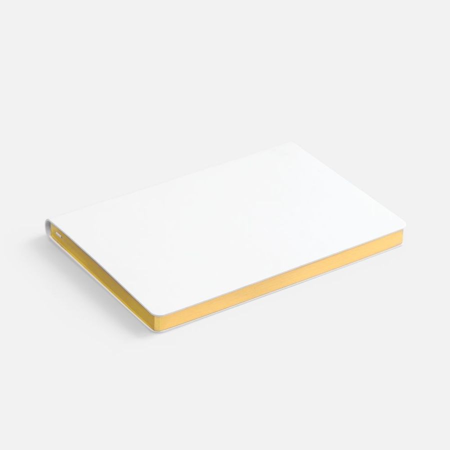 Ежедневник Nebraska Flex недатированный белый с золотистым