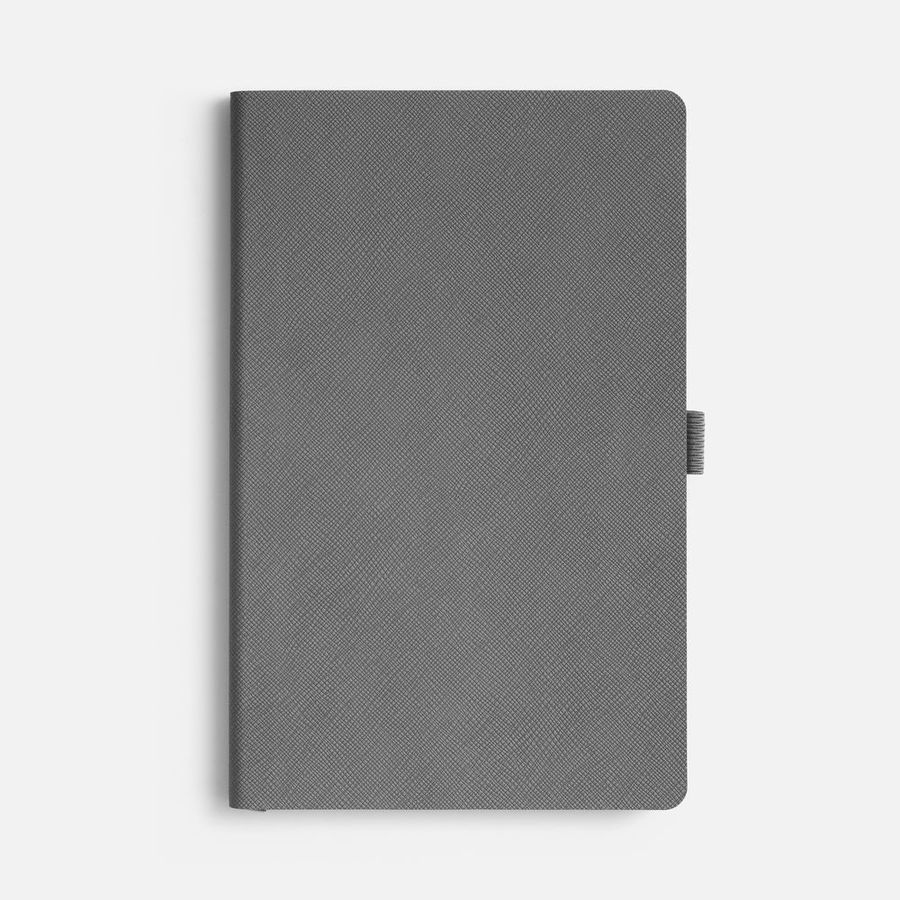 Ежедневник Lungo недатированный серый