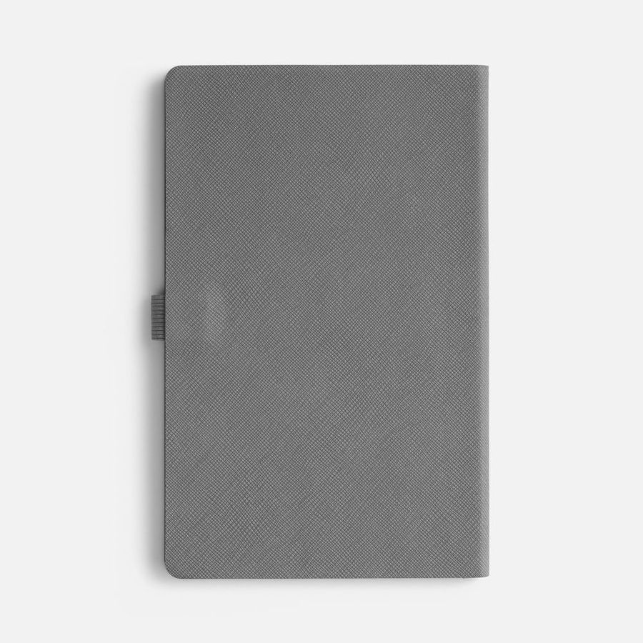 Ежедневник Lungo недатированный серый