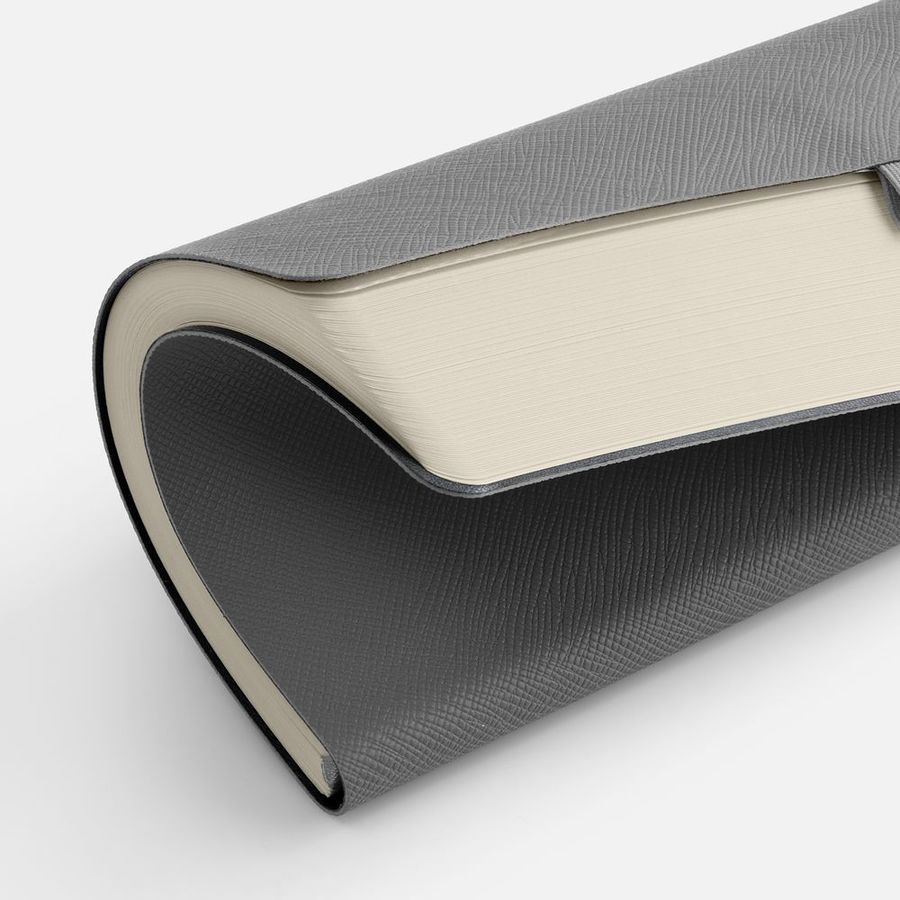 Ежедневник Lungo недатированный серый