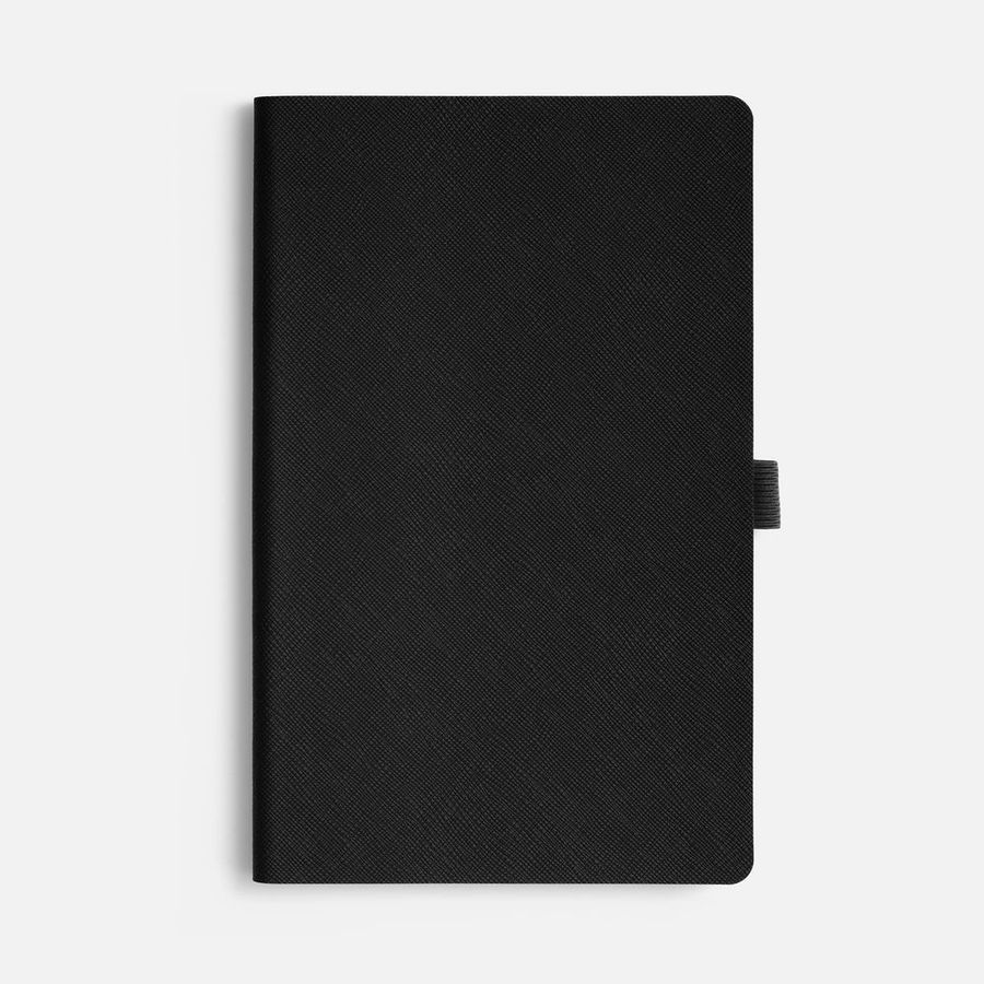 Ежедневник Lungo недатированный черный