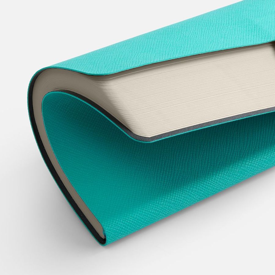 Ежедневник Lungo недатированный бирюзовый