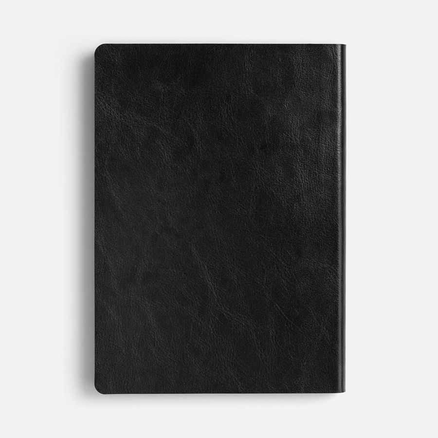 Ежедневник Doppio недатированный черный с серым