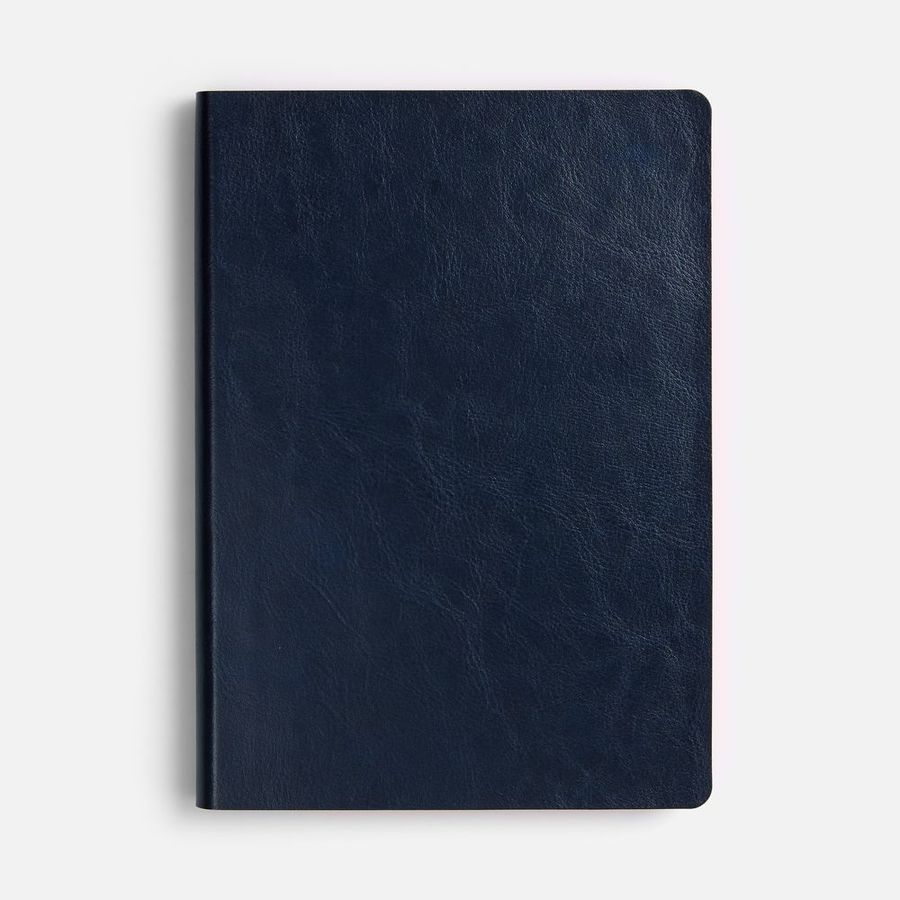 Ежедневник Doppio недатированный синий с оранжевым