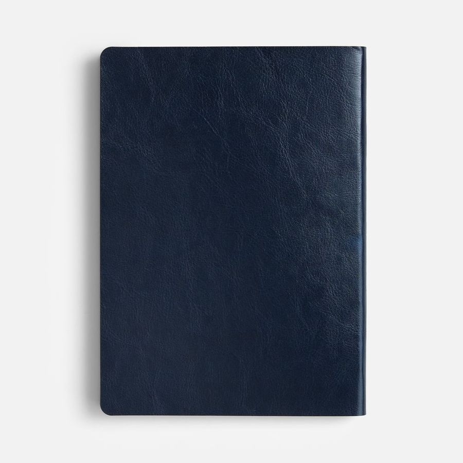 Ежедневник Doppio недатированный синий с оранжевым