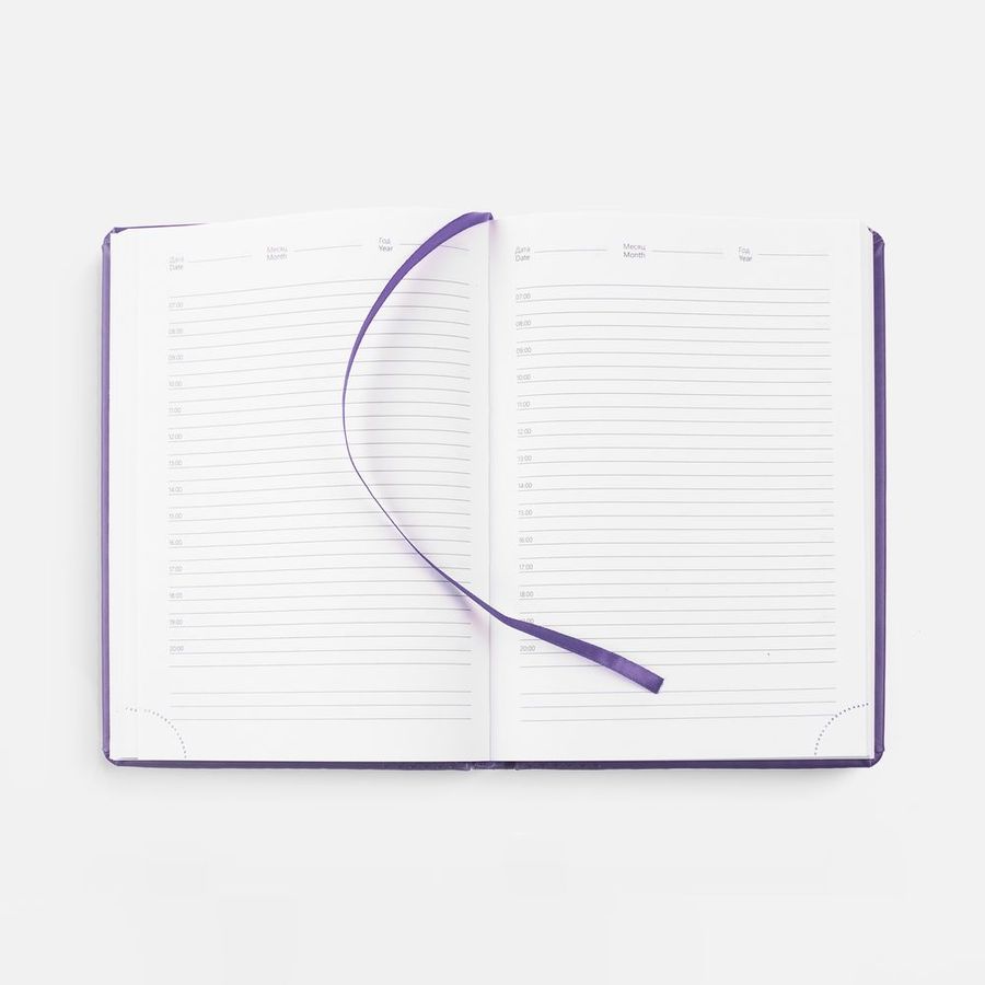 Ежедневник Prizma недатированный фиолетовый