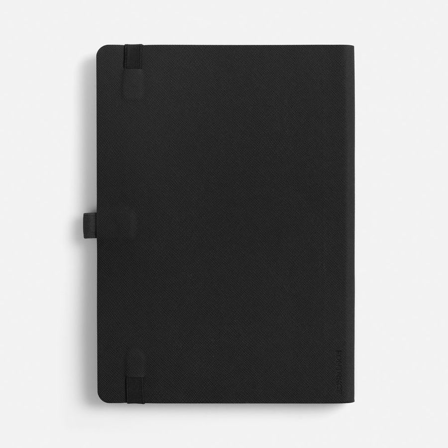 Ежедневник Peel Flex недатированный черный