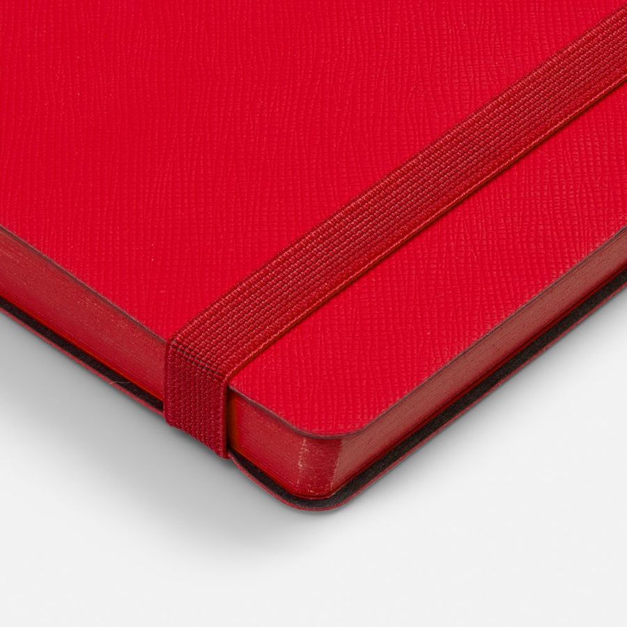 Ежедневник Peel Flex недатированный красный