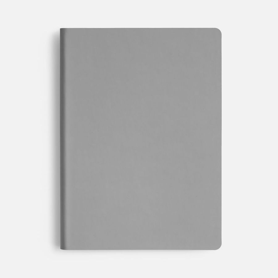Ежедневник Flex Shall New недатированный серый