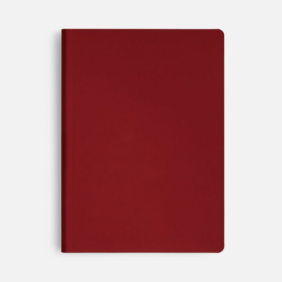 Ежедневник Flex Shall New недатированный красный