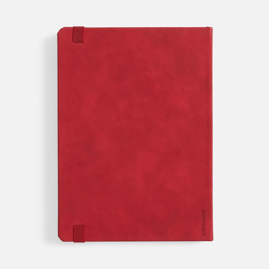 Ежедневник Urban Hard недатированный красный