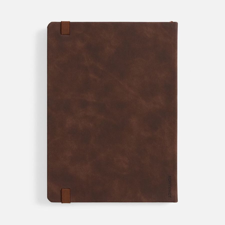 Ежедневник Urban Hard недатированный коричневый