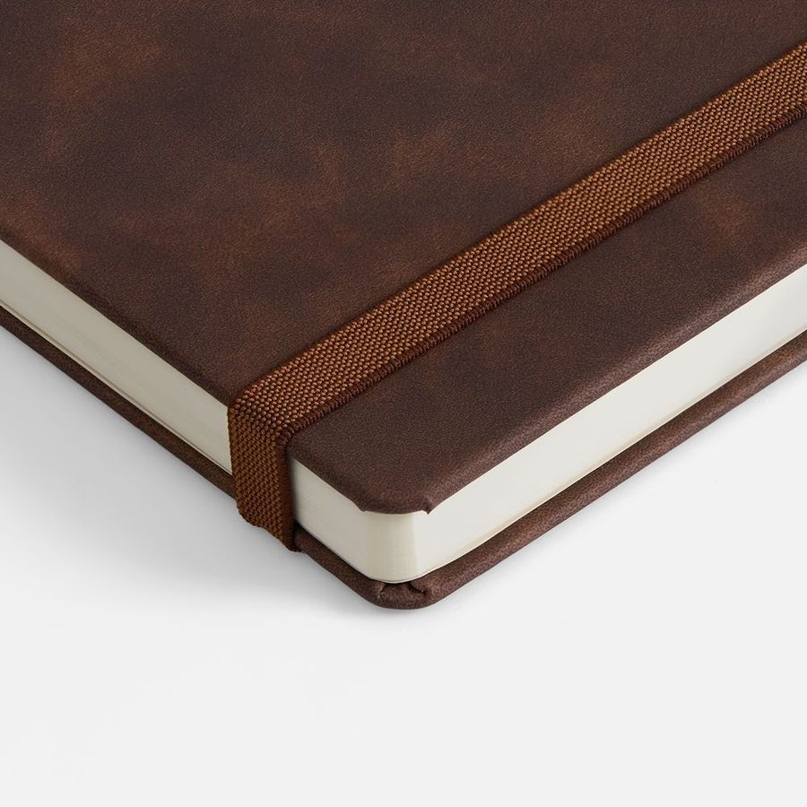 Ежедневник Urban Hard недатированный коричневый