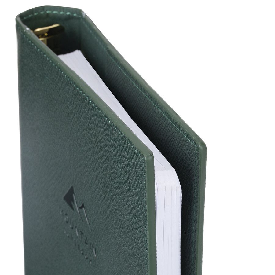 Ежедневник-органайзер недатированный B5 167х240мм BRAUBERG "Nova", под кожу, 160л, зеленый