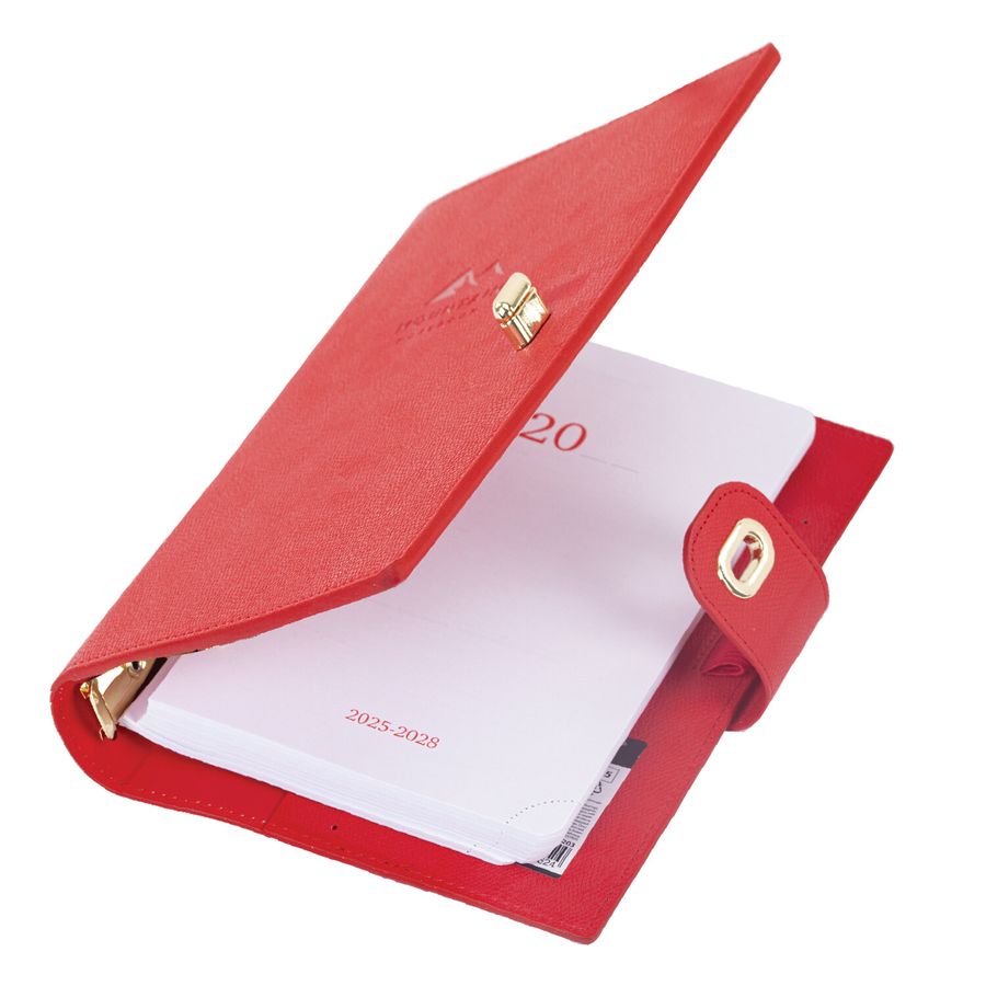 Ежедневник-органайзер недатированный B5 167х240мм BRAUBERG "Nova", под кожу, 160л, красный