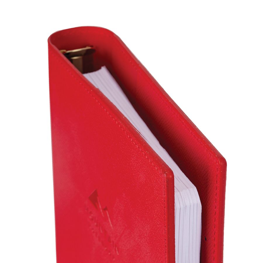 Ежедневник-органайзер недатированный B5 167х240мм BRAUBERG "Nova", под кожу, 160л, красный