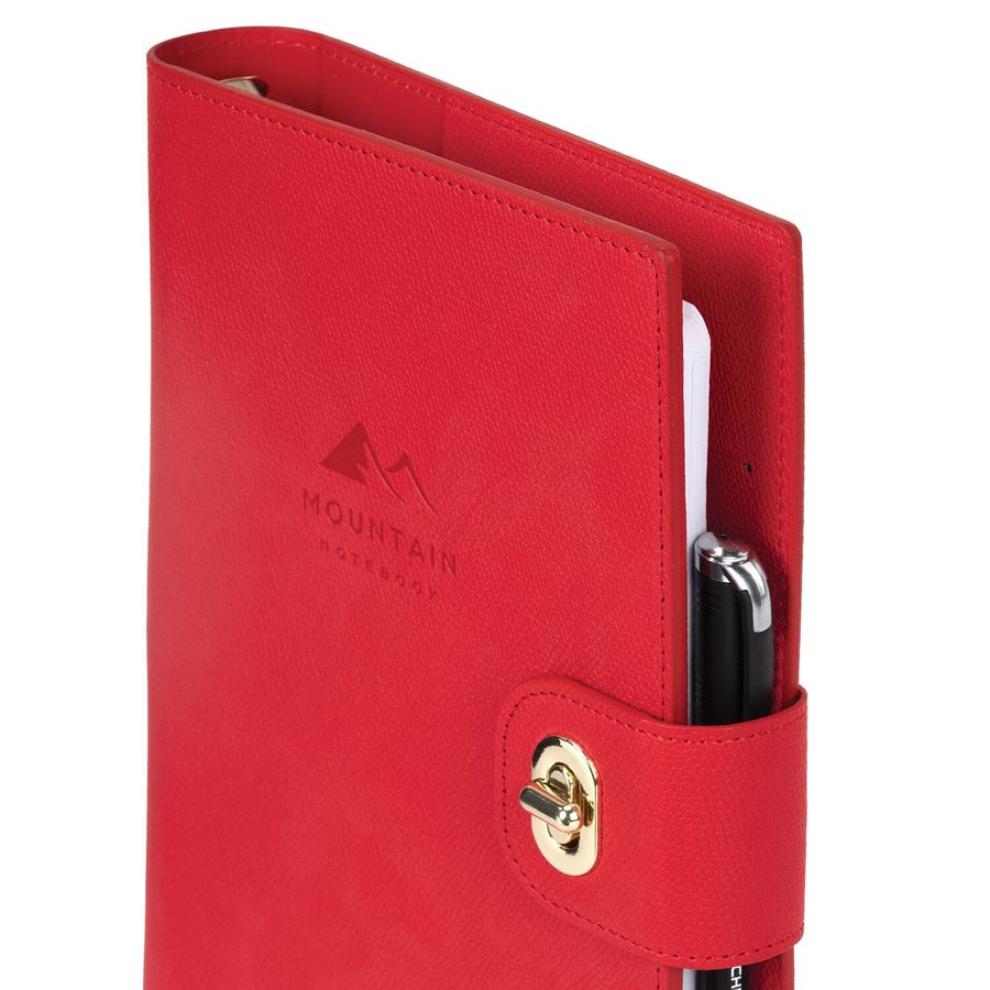 Ежедневник-органайзер недатированный B5 167х240мм BRAUBERG "Nova", под кожу, 160л, красный