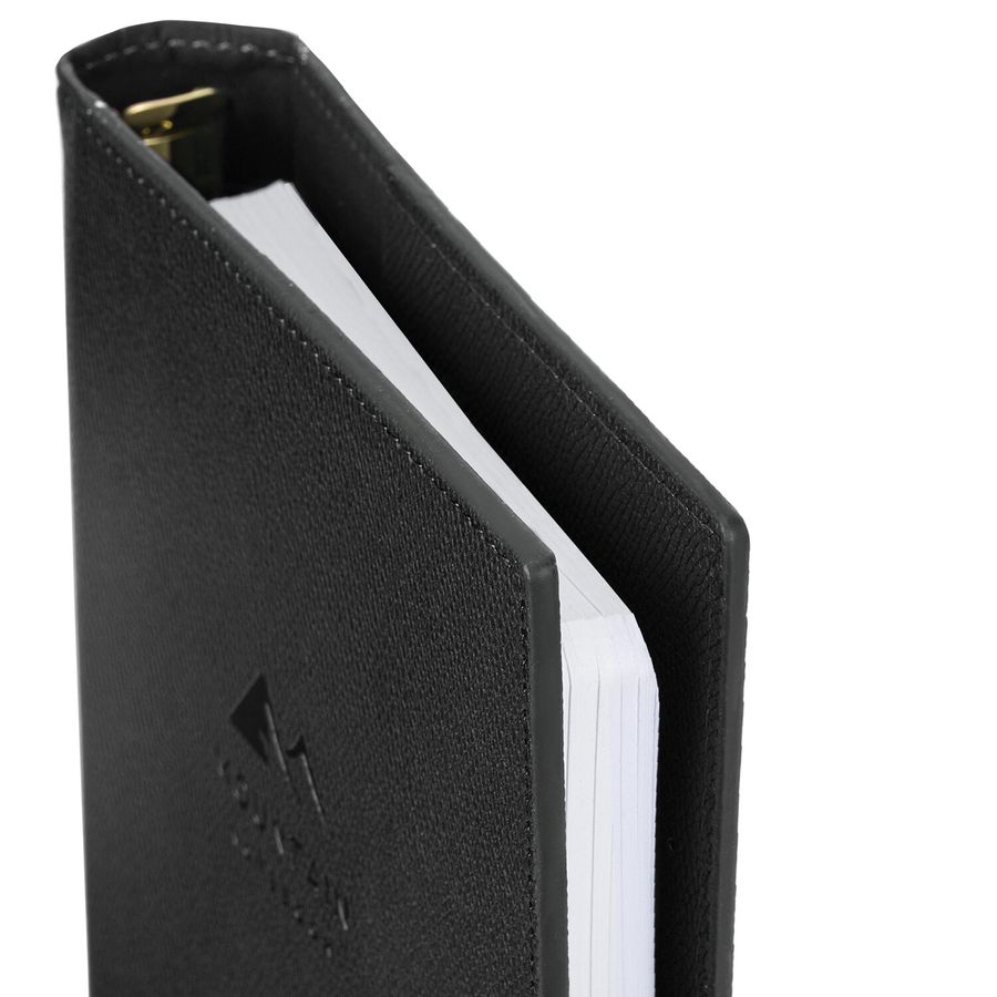 Ежедневник-органайзер недатированный B5 167х240мм BRAUBERG "Nova", под кожу, 160л, черный