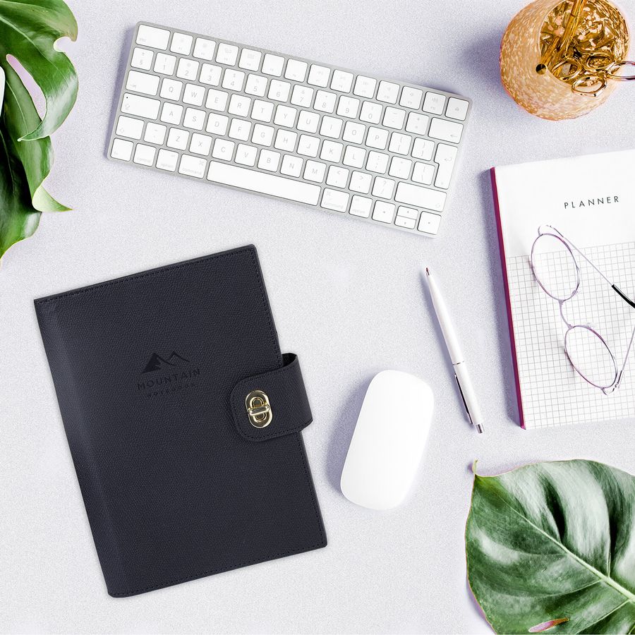 Ежедневник-органайзер недатированный B5 167х240мм BRAUBERG "Nova", под кожу, 160л, черный