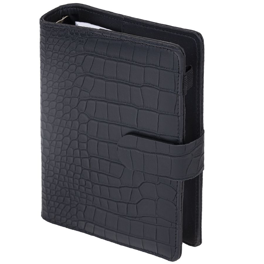 Ежедневник-органайзер недатированный B6 150x190мм BRAUBERG "Comodo", под кожу, 160л, черный