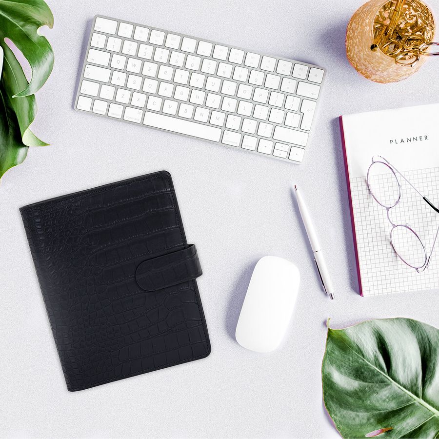 Ежедневник-органайзер недатированный B6 150x190мм BRAUBERG "Comodo", под кожу, 160л, черный