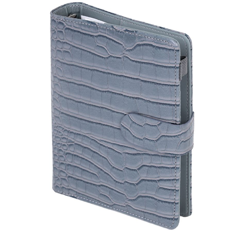 Ежедневник-органайзер недатированный B6 150x190мм BRAUBERG "Comodo", под кожу, 160л, серый