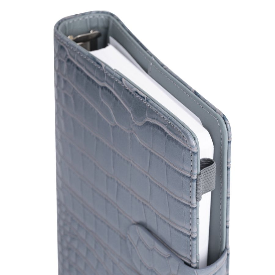 Ежедневник-органайзер недатированный B6 150x190мм BRAUBERG "Comodo", под кожу, 160л, серый