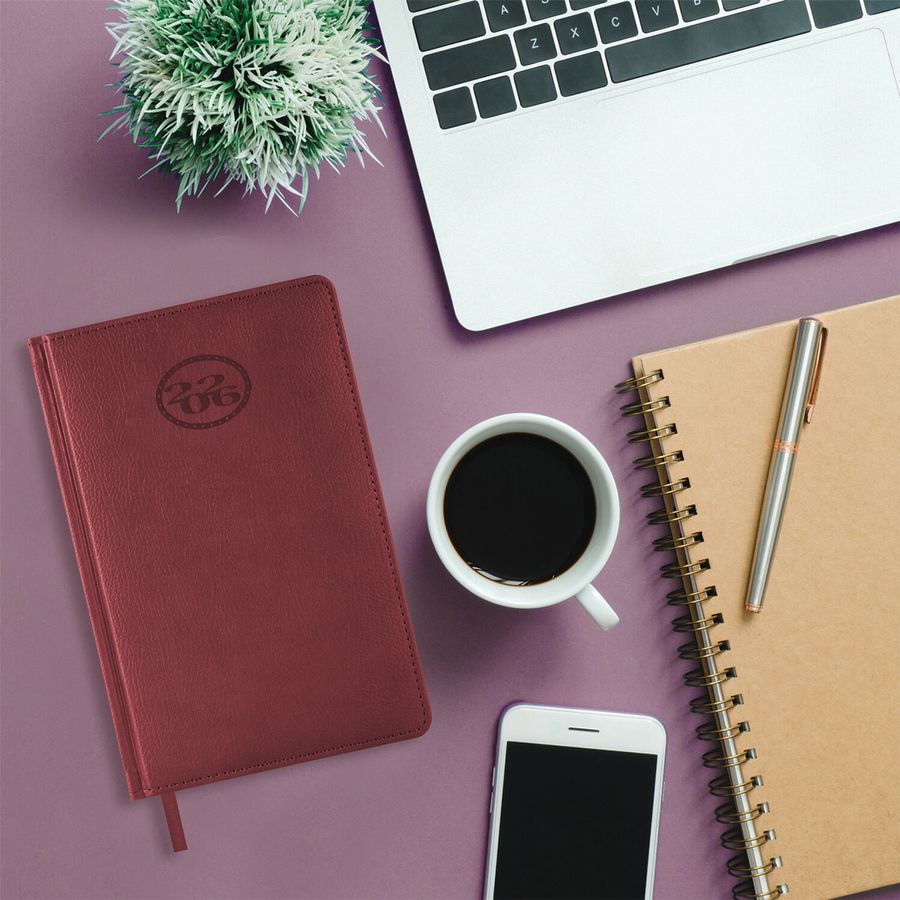 Ежедневник датированный 2026, А5, 138x213 мм, BRAUBERG