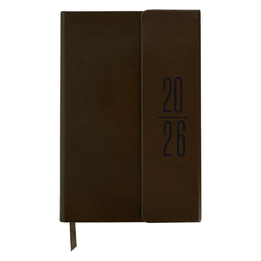 Ежедневник датированный 2026, А5, 138x213 мм, BRAUBERG 