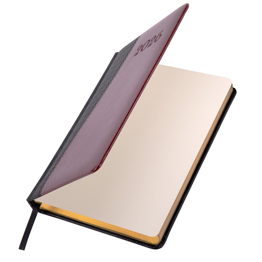 Ежедневник датированный 2026, А5, 138x213 мм, BRAUBERG 