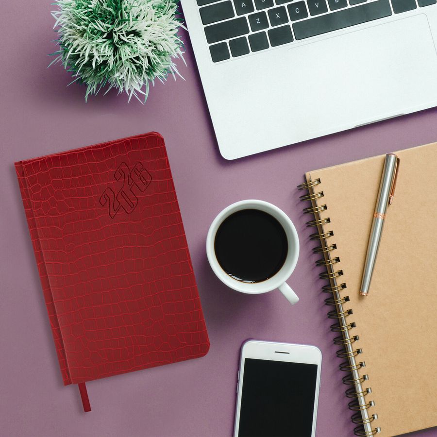 Ежедневник датированный 2026, А5, 138x213 мм, BRAUBERG 