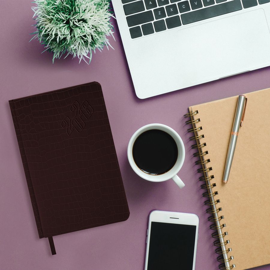 Ежедневник датированный 2026, А5, 138x213 мм, BRAUBERG