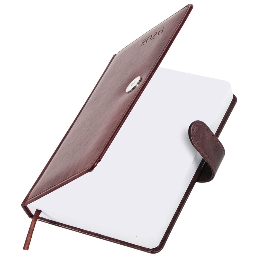 Ежедневник датированный 2026 А5 138x213 мм, BRAUBERG 