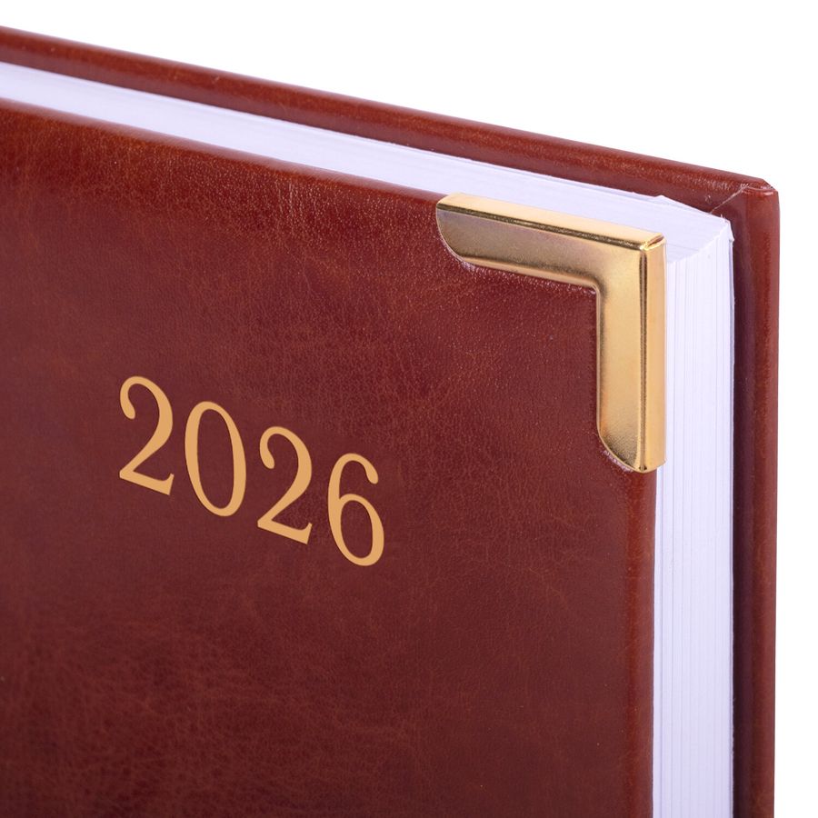 Ежедневник датированный 2026, А5, 138x213 мм, BRAUBERG