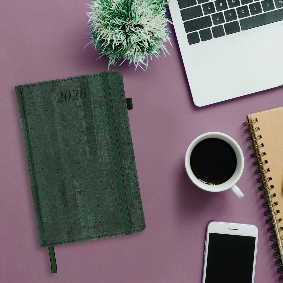 Ежедневник датированный 2026 А5 138x213 мм, BRAUBERG