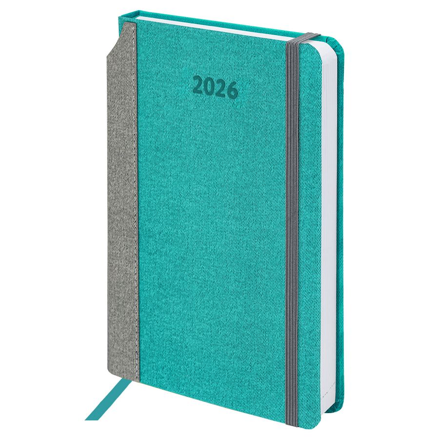 Ежедневник датированный 2026 А5 138x213 мм, BRAUBERG