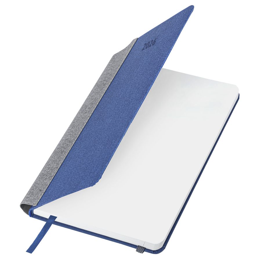 Ежедневник датированный 2026 А5 138x213 мм, BRAUBERG "Mosaic", под кожу, карман для ручки, синий