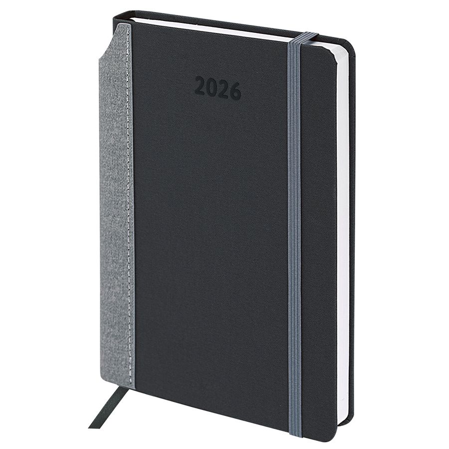Ежедневник датированный 2026 А5 138x213 мм, BRAUBERG 