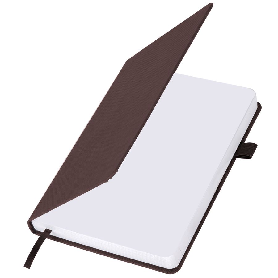 Ежедневник датированный 2026, А5, 138x213 мм, BRAUBERG "Control", под кожу, держатель для ручки, коричневый